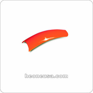 LA VINCI Color Tips - Orange (A box of 550 nail tips, size #0 to #10)