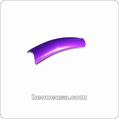 LA VINCI Color Tips - Purple (A box of 550 nail tips, size #0 to #10)
