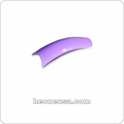 LA VINCI Color Tips - Violet (A box of 550 nail tips, size #0 to #10)
