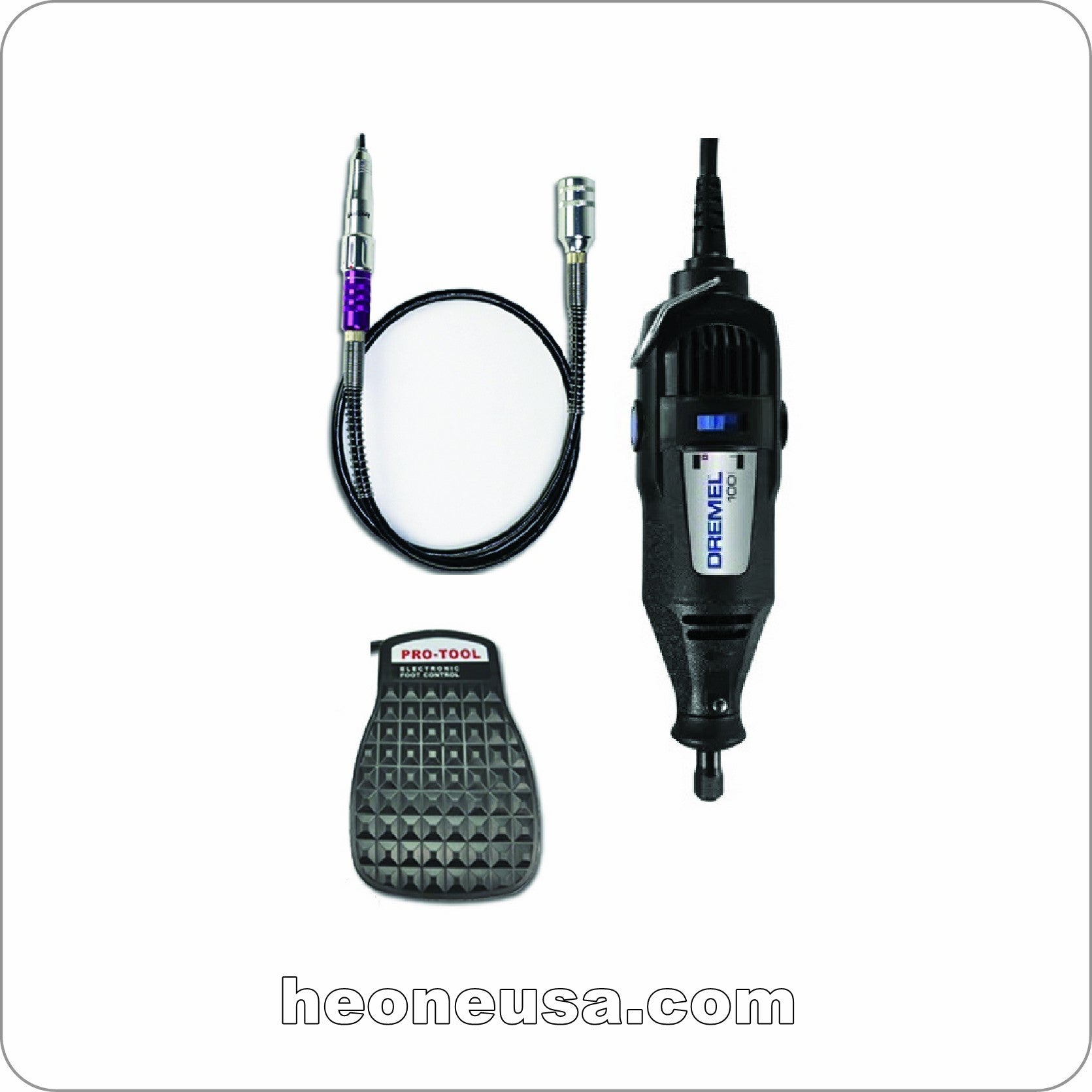 dremel foot pedal Pro-Tool/Dremel 275 Motor Nail Drill Set – HEONE Beauty Products