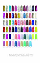 Load image into Gallery viewer, LA VINCI Glitter Tips (A box of 136 nail tips)