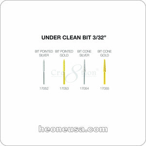 High Quality Carbides - Under Clean Bit 3/32''