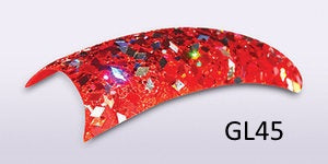 LA VINCI Glitter Tips (A box of 136 nail tips)